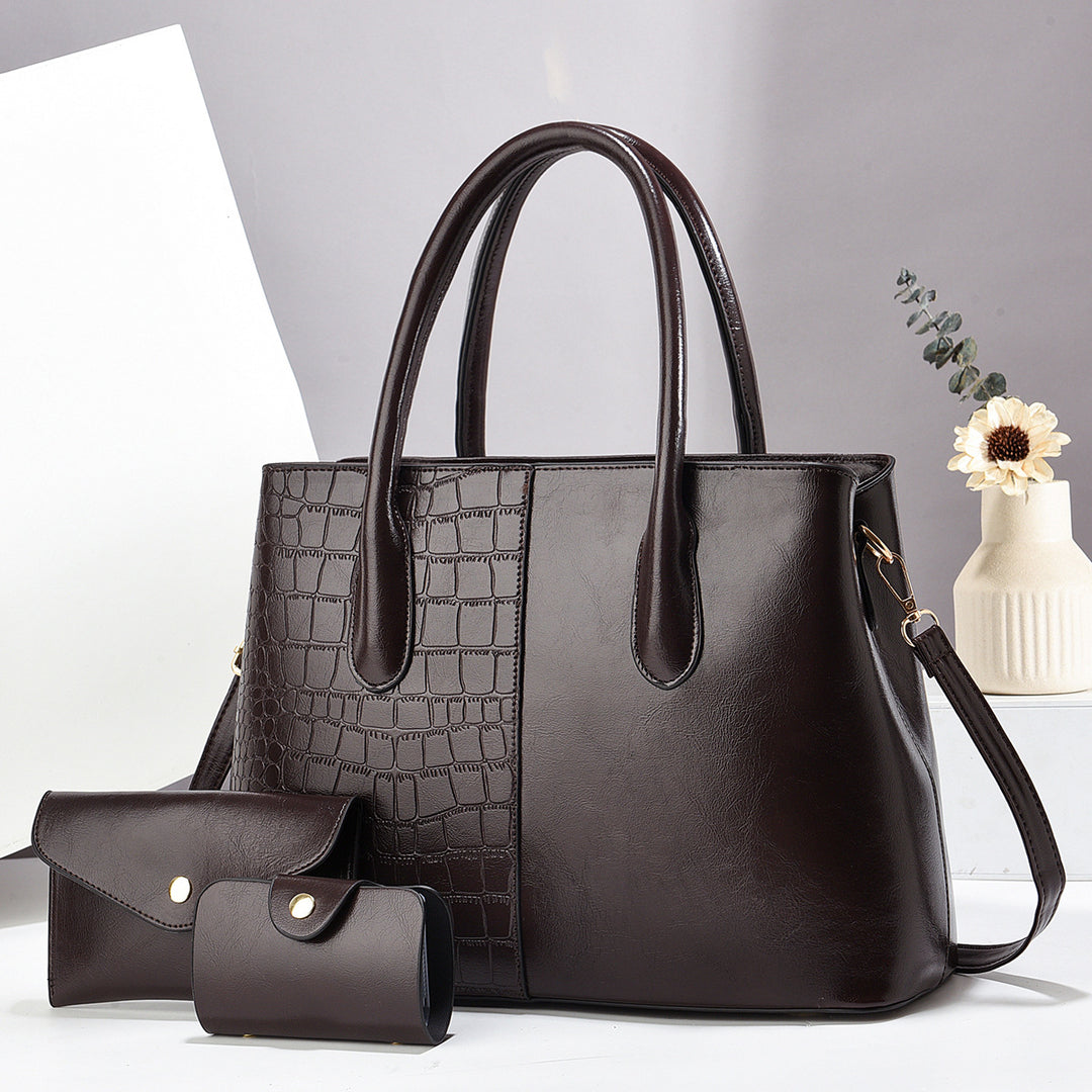 Damen Tote-Handtasche mit abnehmbarem Zubehör Nord Taschen