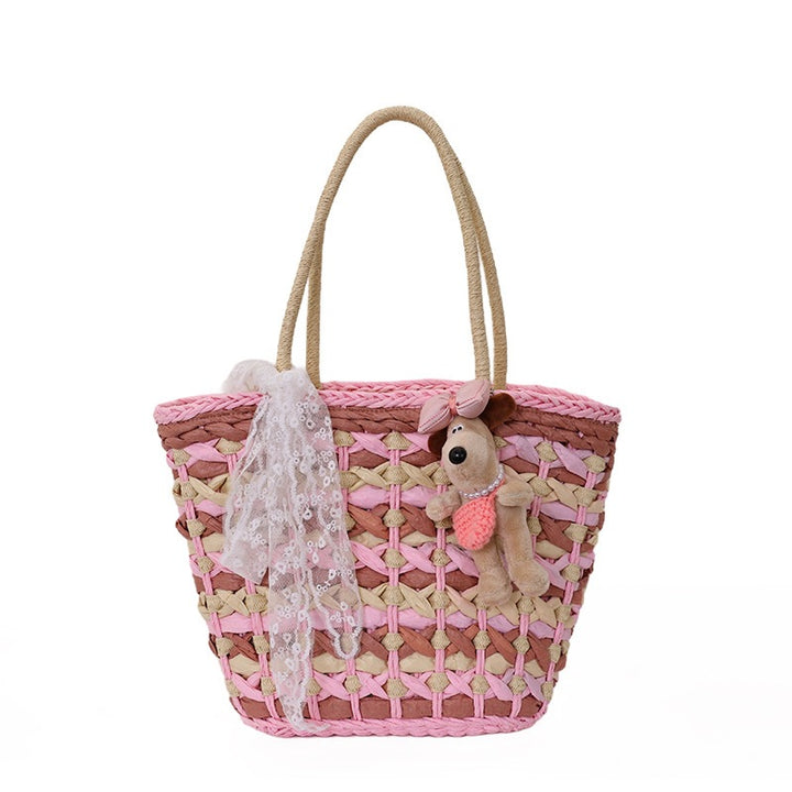 Damen Strandtasche mit liebevollen Details und farbenfrohem Design Nord Taschen