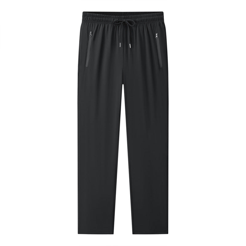 Herren Sportliche Jogginghose mit elastischem Bund und praktischen Reißverschluss-Taschen Nord Taschen