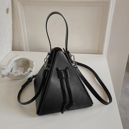 Damen geometrische Hobo-Tasche mit verstellbarem Schulterriemen und stilvollem Kordelzug Nord Taschen