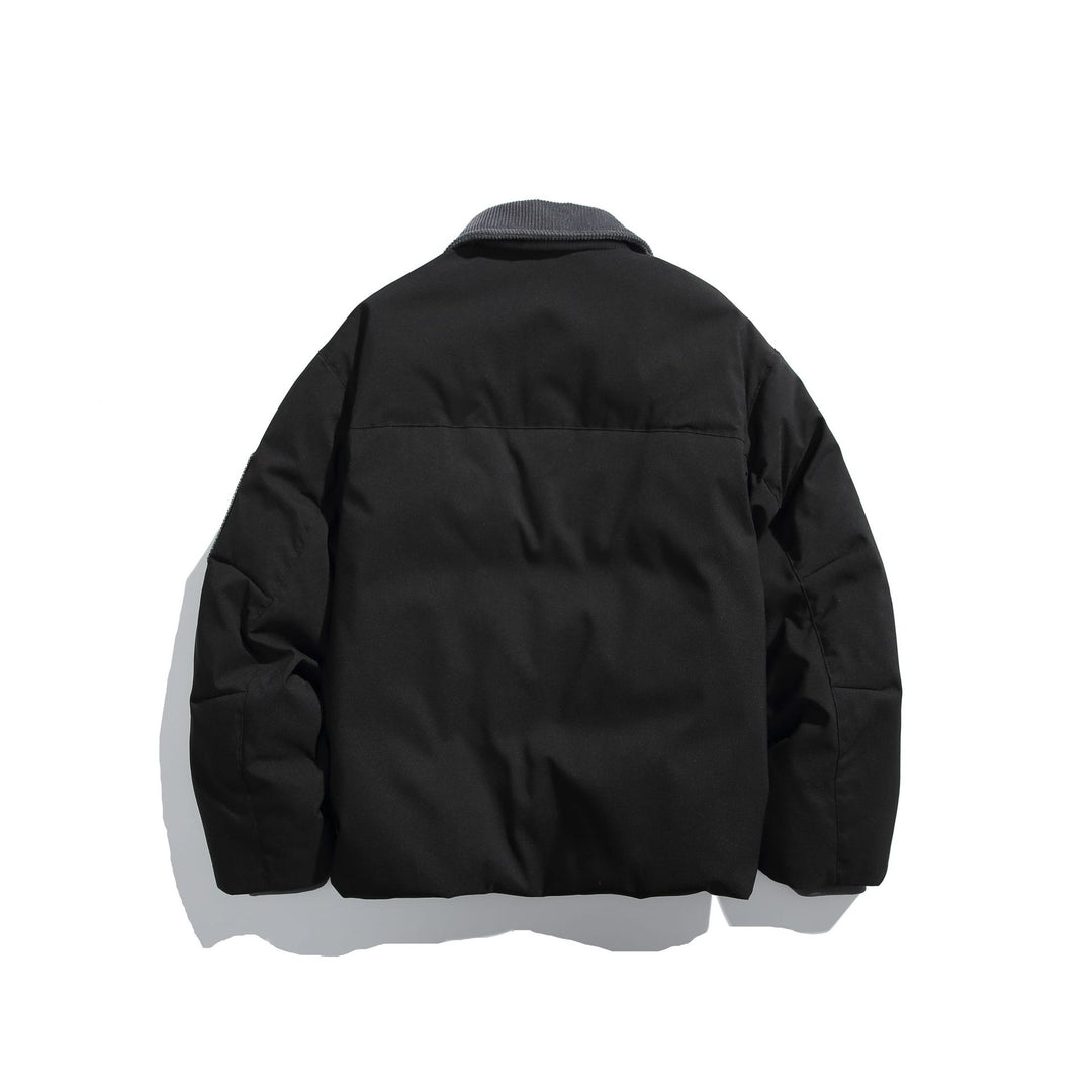 Herren Isolierte Fieldjacke im Workwear-Stil mit Cordkragen, Ellenbogen-Patches und aufgesetzten Taschen Nord Taschen