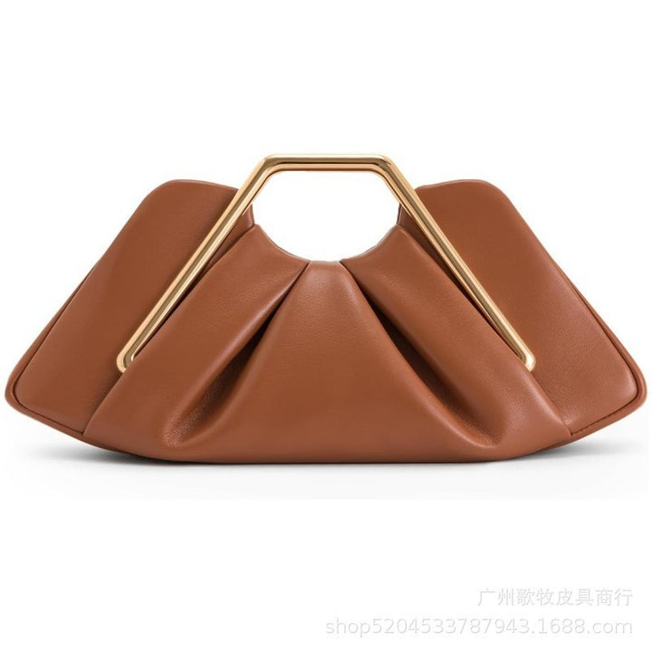 Damen Designer Clutch mit innovativem Drapé Nord Taschen