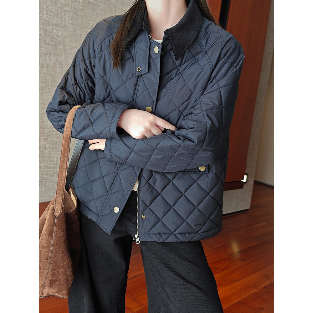 Damen Steppjacke mit hochgeschlossenem Kragen Nord Taschen