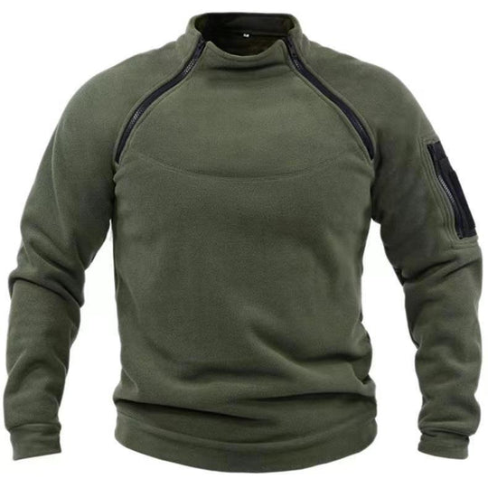 Herren Utility-Sweatshirt mit Schulter-Reißverschlüssen und Ärmeltasche Nord Taschen