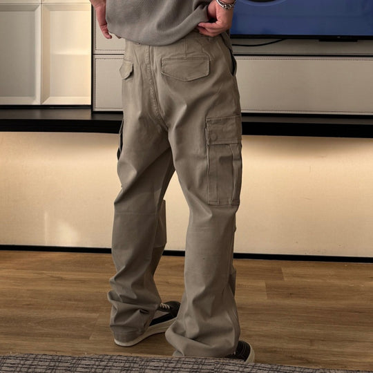Damen Modische Cargo-Hose mit weitem Schnitt Nord Taschen