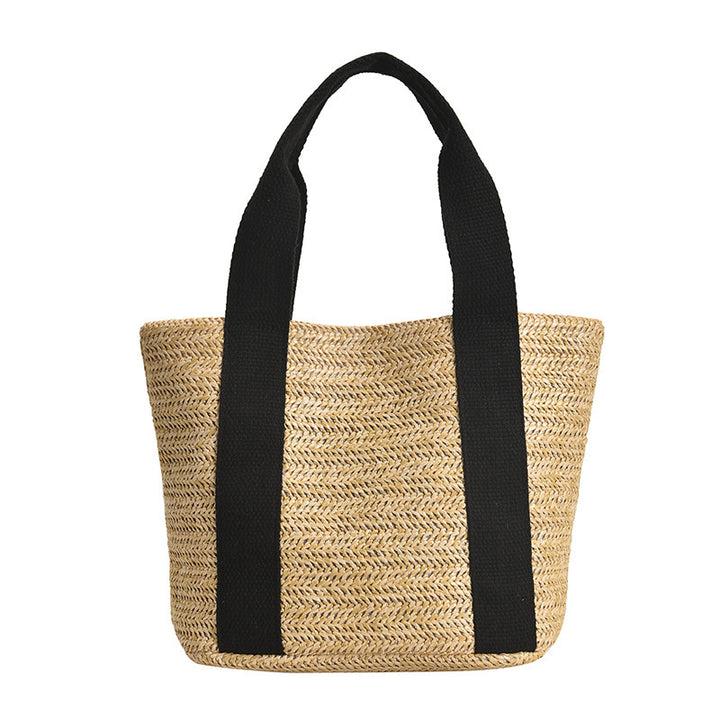 Damen praktische und stilvolle Strohtasche Nord Taschen