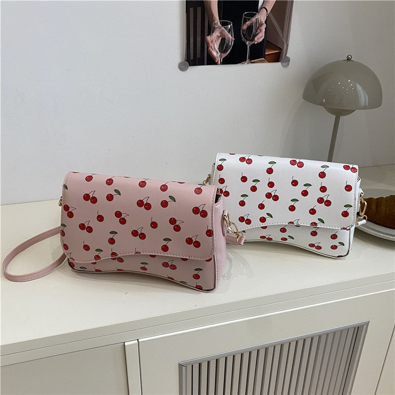 Damen Umhängetasche mit fruchtigem Print Nord Taschen