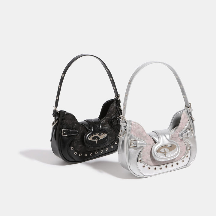 Damen Designer Umhängetasche mit luxuriösem Metallic-Finish Nord Taschen