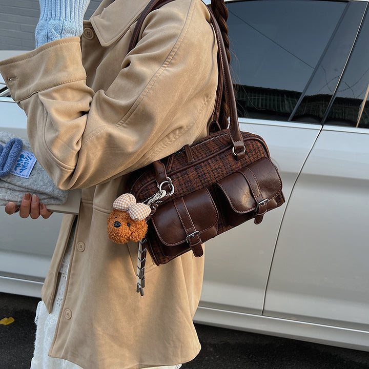 Damen Beuteltasche aus robustem Material mit abnehmbaren Trageriemen Nord Taschen