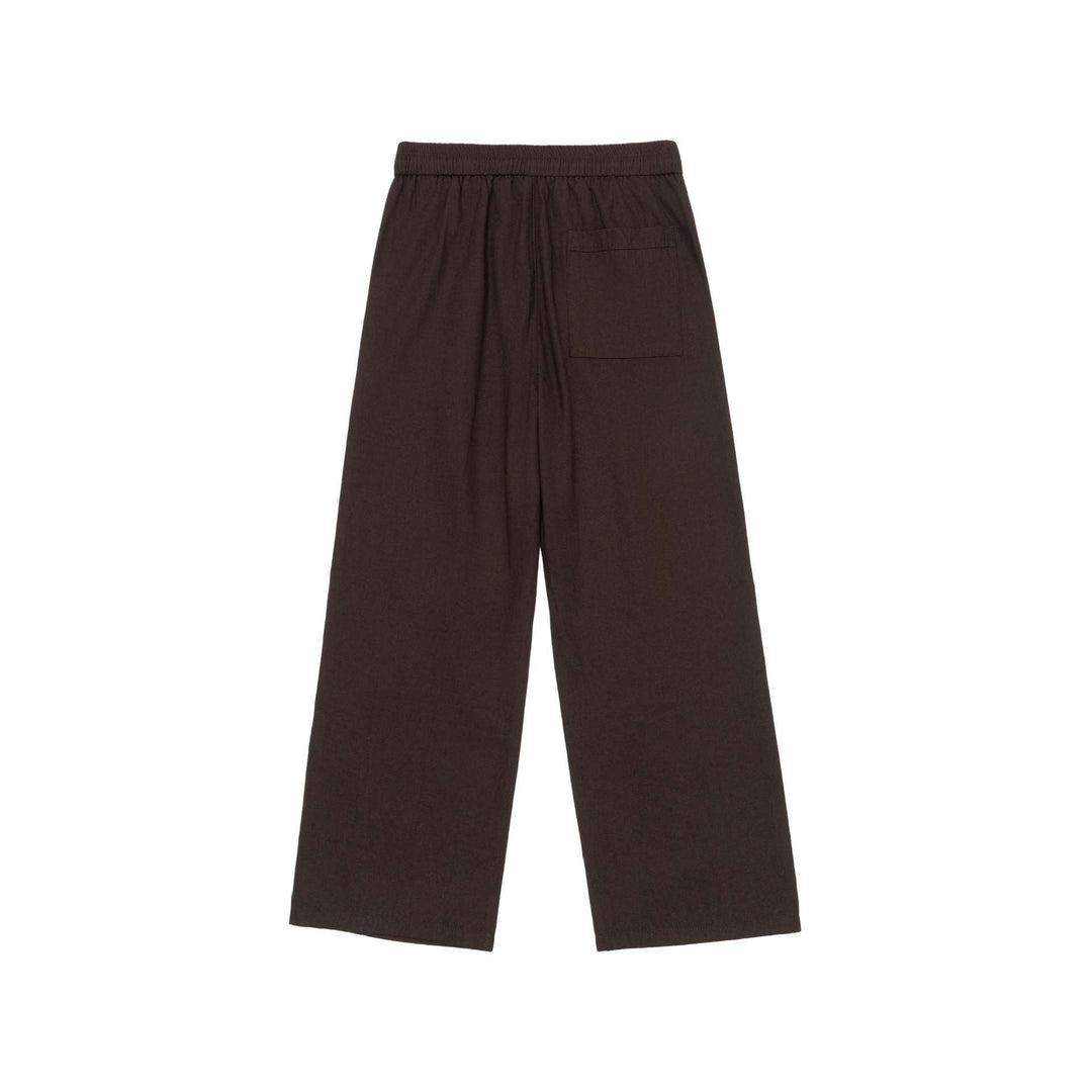 Damen Weite Culotte-Hose aus Baumwollmix mit elastischem Bund und Tunnelzug Nord Taschen