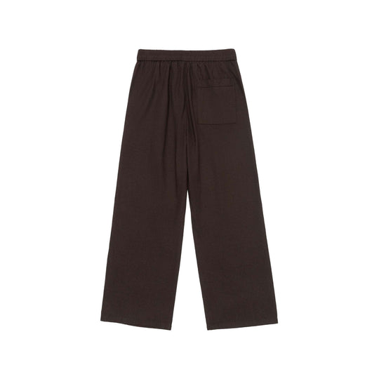Damen Weite Culotte-Hose aus Baumwollmix mit elastischem Bund und Tunnelzug Nord Taschen