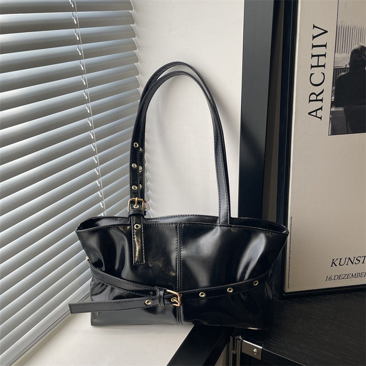 Damen elegante Handtasche mit praktischem Fächerdesign Nord Taschen