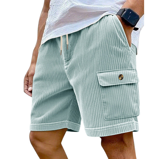 Herren Cargo-Shorts mit schmalem Schnitt und praktischen Seitentaschen