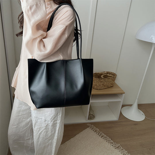 Damen elegante Shopper-Tasche aus hochwertigem Kunstleder Nord Taschen