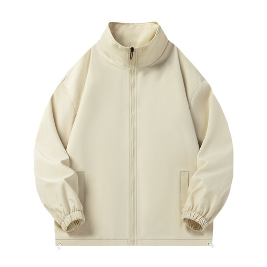 Unisex Leichte Windjacke mit hochabschließendem Stehkragen, Elastikbündchen & verstellbarem Kordelzugsaum Nord Taschen