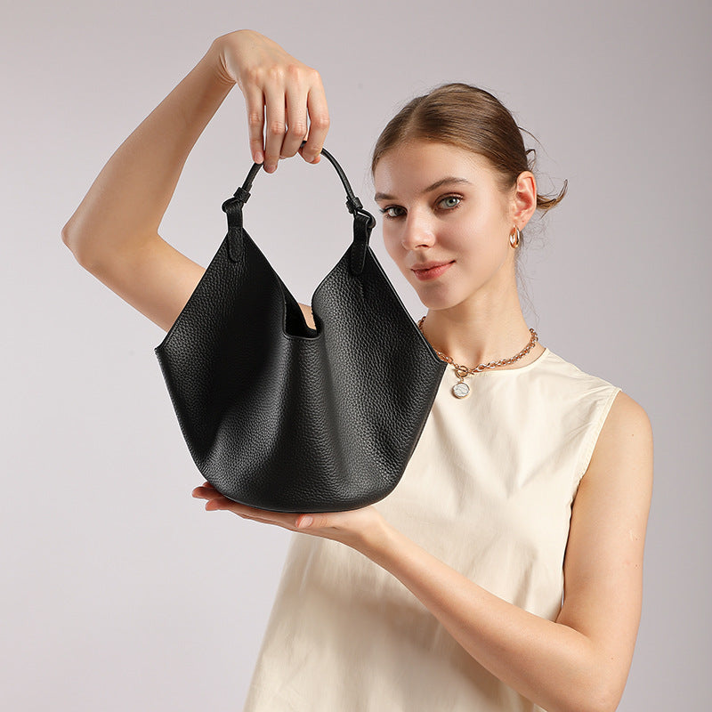 Damen Hobo-Tasche mit innovativem Design und geschmeidiger Lederstruktur Nord Taschen
