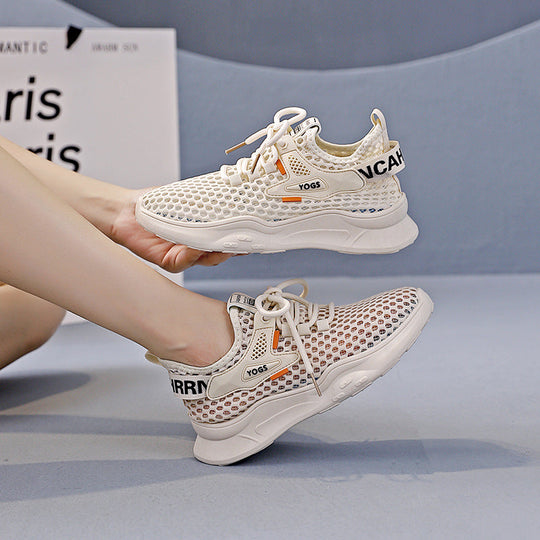 Damen Atmungsaktive Lauf-Sneaker mit Komfortsohle und rutschfester Profilsohle