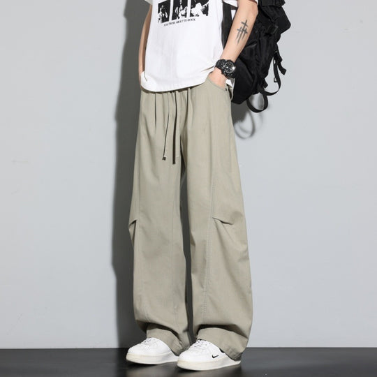 Damen Weite Lagen-Loungehose mit Cargo-Details & elastischem Tunnelzug Nord Taschen