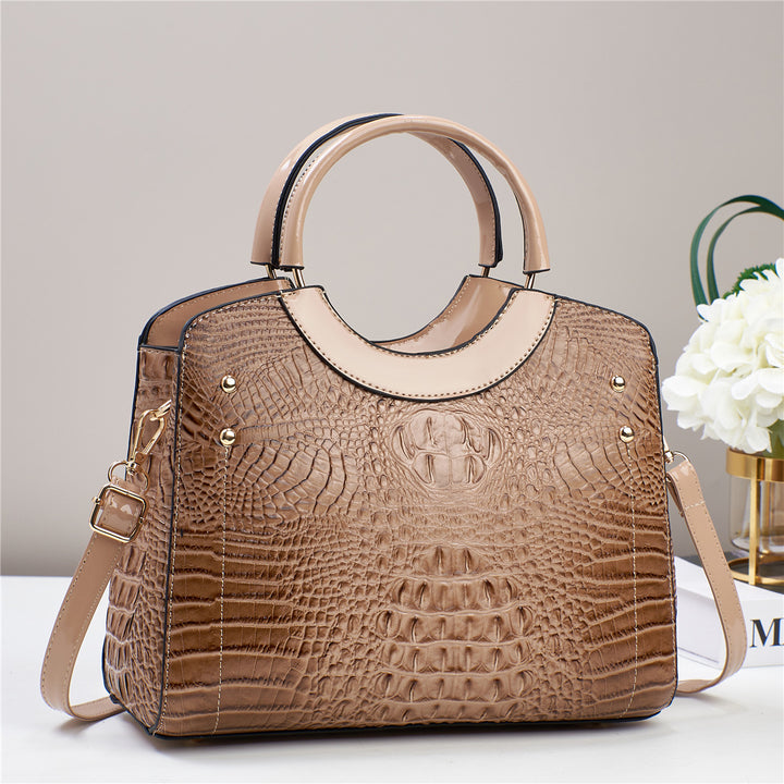 Damen elegante Handtasche mit stilvollem Griffdesign Nord Taschen