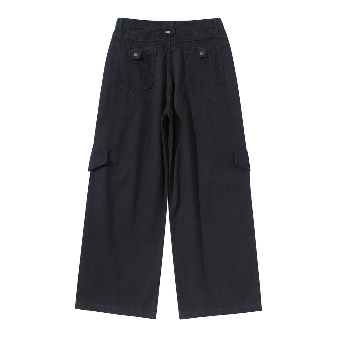 Damen Cargo‑Culotte mit hoher Taille, weitem Bein und Klappentaschen Nord Taschen