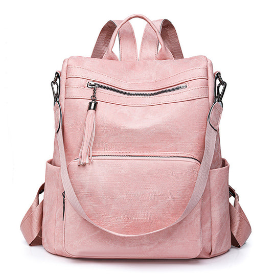 Damen Rucksack mit stilvollen Quasten und praktischen Fächern Nord Taschen
