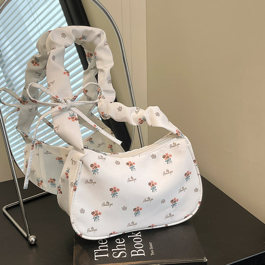 Damen Hobo-Tasche mit floralem Design und innovativem Tragegriff Nord Taschen