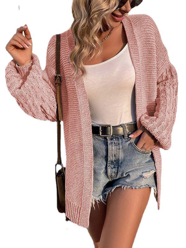 Damen Strickjacke mit lockerer Passform und großen Ärmeln Nord Taschen