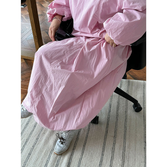 Damen Maxi‑Rock mit hohem Bund, voluminöser Silhouette und Bubble‑Saum Nord Taschen