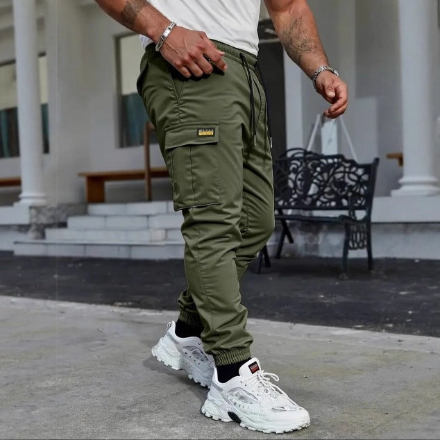 Herren Tapered Cargo-Jogginghose mit elastischem Tunnelzug, Bündchen & Multifunktions‑Taschen Nord Taschen