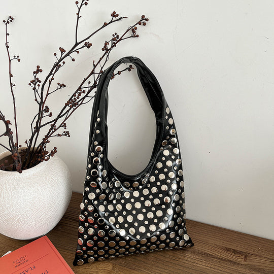 Damen modische Umhängetasche mit einzigartigem Punktemuster-Detail Nord Taschen