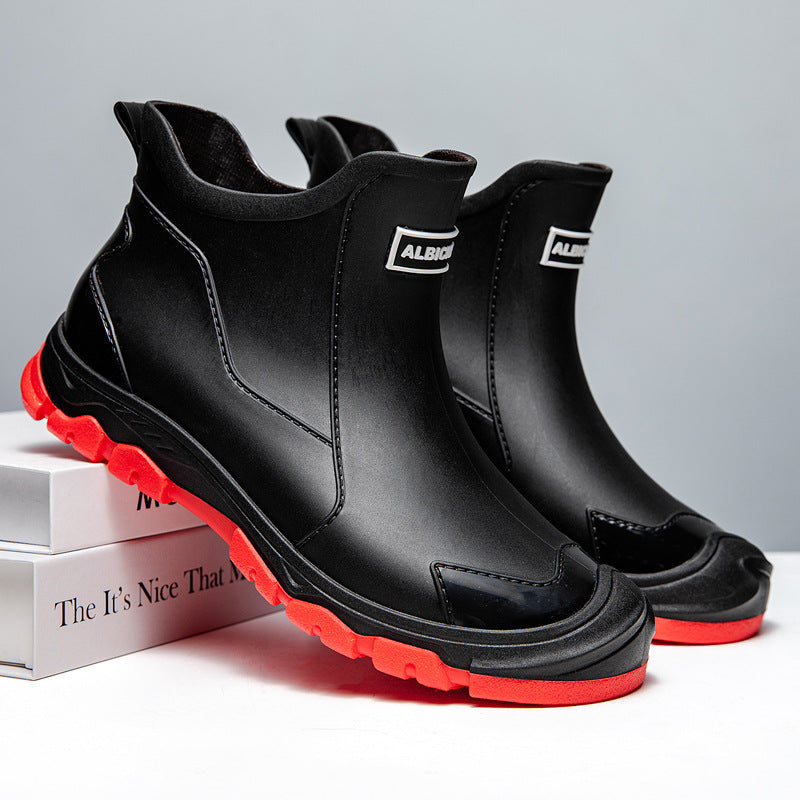 Herren Gummistiefel mit rutschfester Sohle und flexiblem Einstieg Nord Taschen