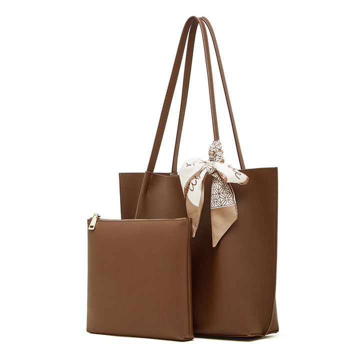 Damen elegante Handtasche mit abnehmbarem Kosmetiktäschchen Nord Taschen