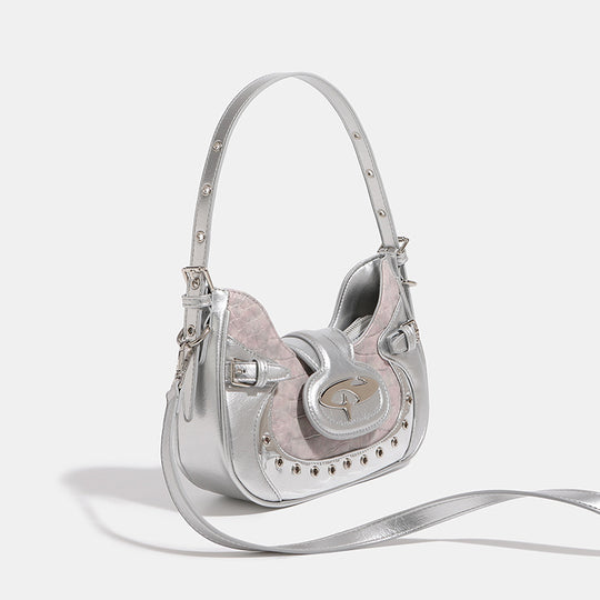 Damen Designer Umhängetasche mit luxuriösem Metallic-Finish Nord Taschen