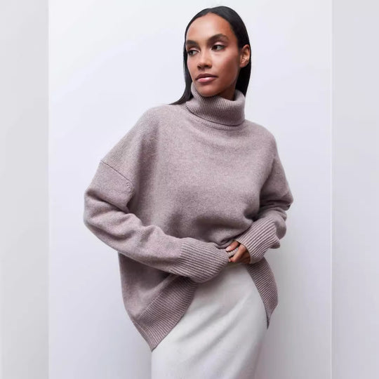 Damen Turtleneck-Pullover Nord Taschen