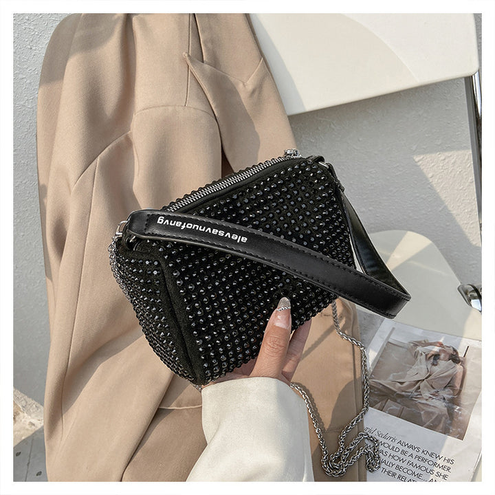 Damen Glitzernde Clutch mit ergonomischem Design Nord Taschen