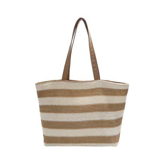 Damen Tragetasche mit maritimem Streifen-Design und robusten Tragegriffen Nord Taschen