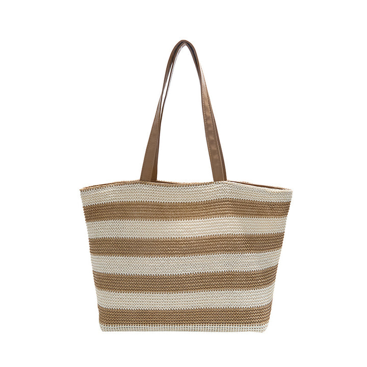 Damen Tragetasche mit maritimem Streifen-Design und robusten Tragegriffen Nord Taschen