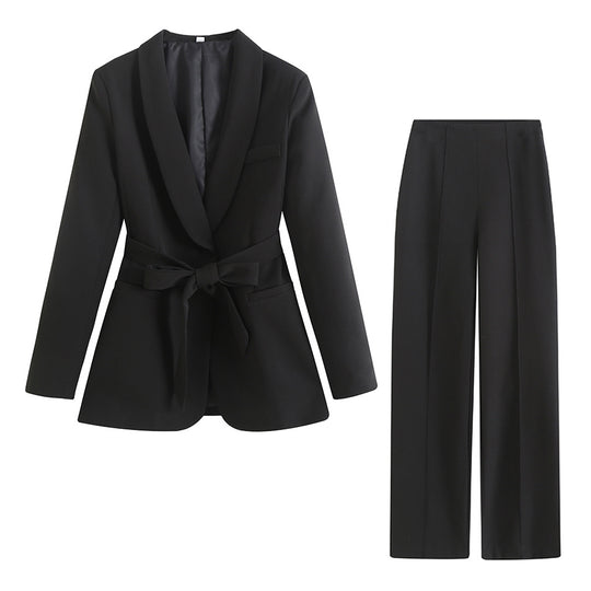 Damen Elegante High‑Waist Palazzo‑Hose mit durchgehender Bügelfalte und Clean‑Finish Nord Taschen