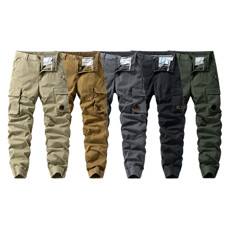 Herren Carpenter-Style Cargohose mit Zip-Knöchel, verstärkten Kniepaneelen und multifunktionalen Taschen Nord Taschen