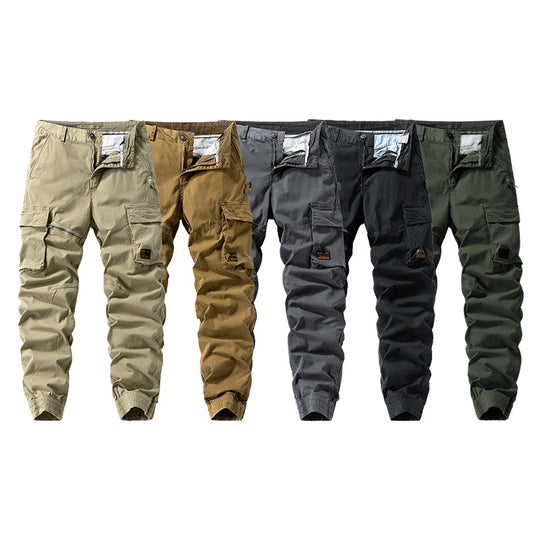 Herren Carpenter-Style Cargohose mit Zip-Knöchel, verstärkten Kniepaneelen und multifunktionalen Taschen Nord Taschen