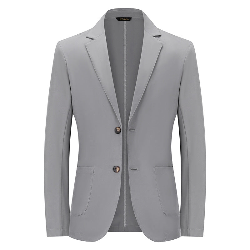 Herren Modernes Slim-Fit Sakko mit schmalem Revers und aufgesetzten Taschen Nord Taschen