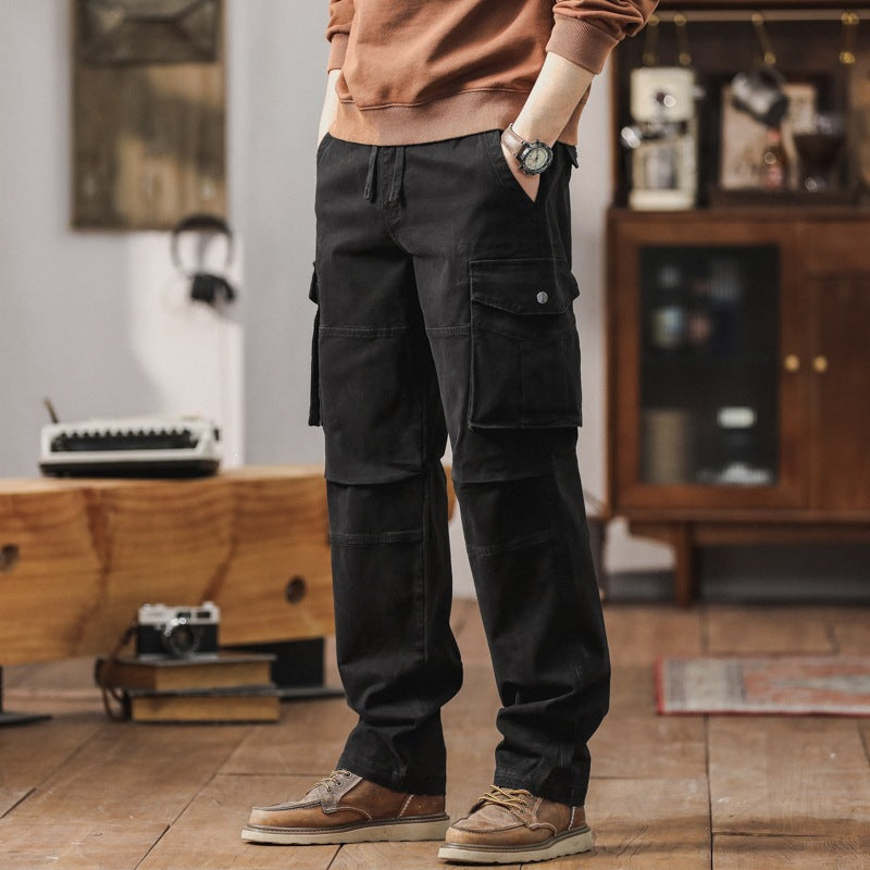 Herren Robuste Relaxed-Fit Cargohose mit verstärkten Knien und Mehrfach-Taschen Nord Taschen