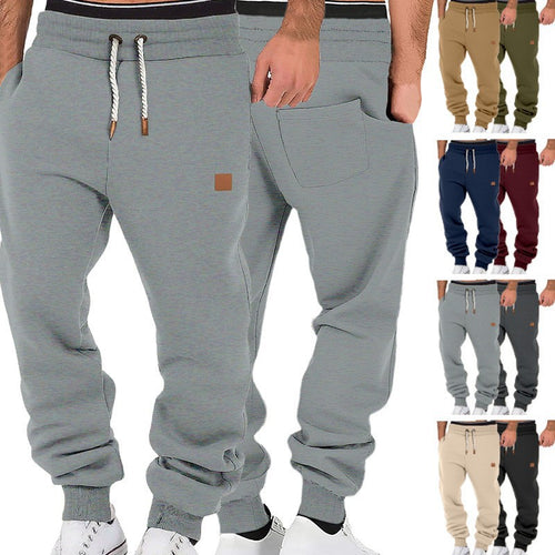 Herren Relax-Fit Fleece-Jogginghose mit Bündchen und Kordelzug Nord Taschen