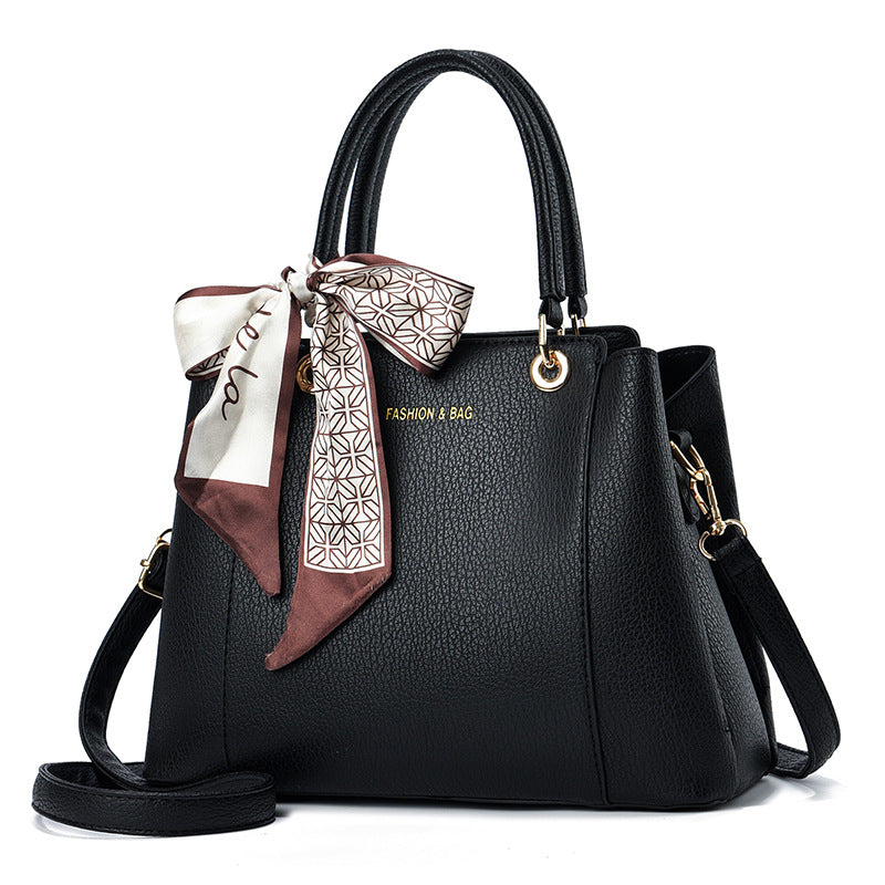 Damen elegante Handtasche mit dekorativer Schleife Nord Taschen