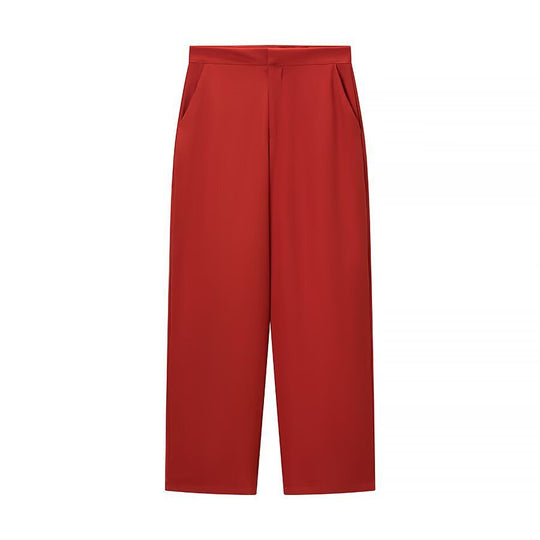 Damen Zweiteiliges Tailored-Blazer- und Highwaist-Hosen-Set mit goldknopf-Detail Nord Taschen