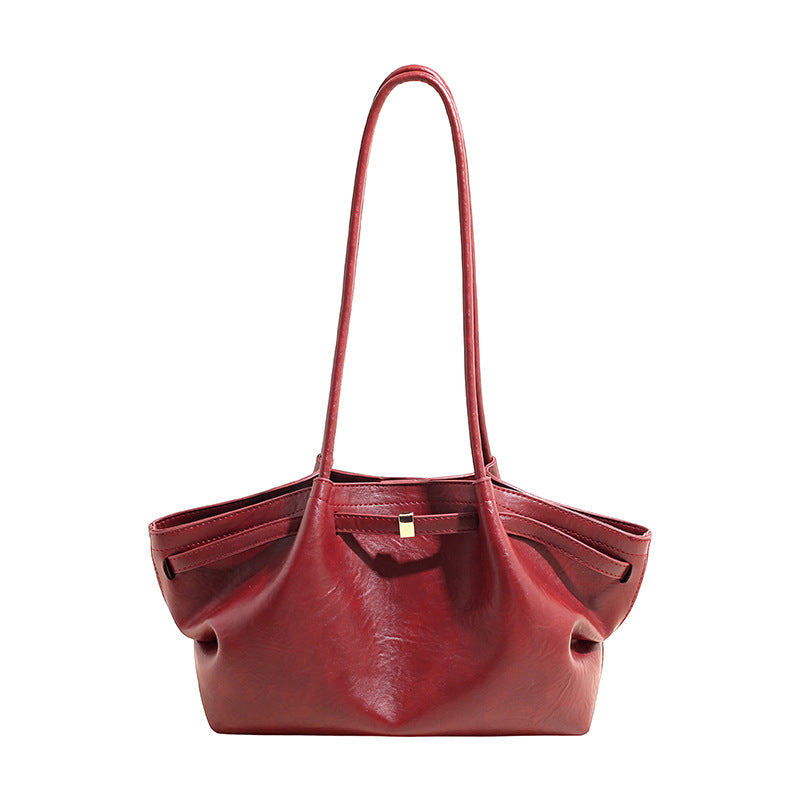 Damen Shopper Tasche aus hochwertigem Kunstleder mit innovativer Fächerstruktur Nord Taschen
