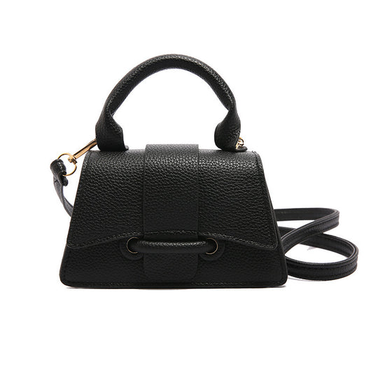 Damen Mini-Schultertasche mit elegantem Knopfverschlussystem Nord Taschen