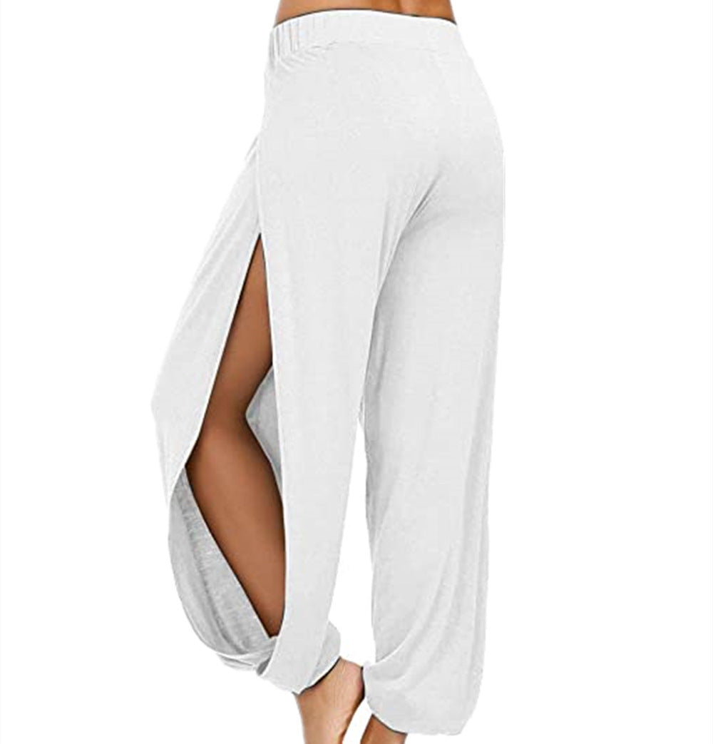 Damen luftige Freizehhose mit seitlichen Schlitzen Nord Taschen