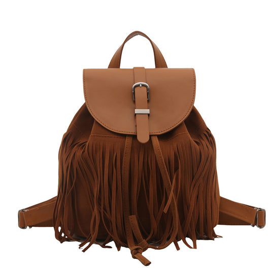 Damen Rucksack mit Fransen Nord Taschen