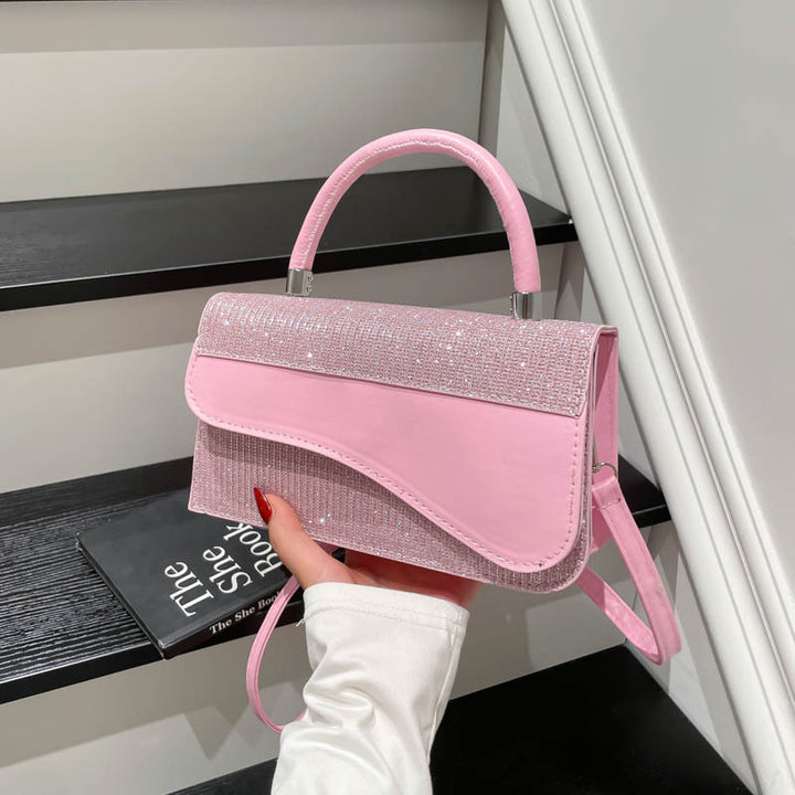 Damen elegante Clutch-Tasche mit funkelnden Akzenten Nord Taschen